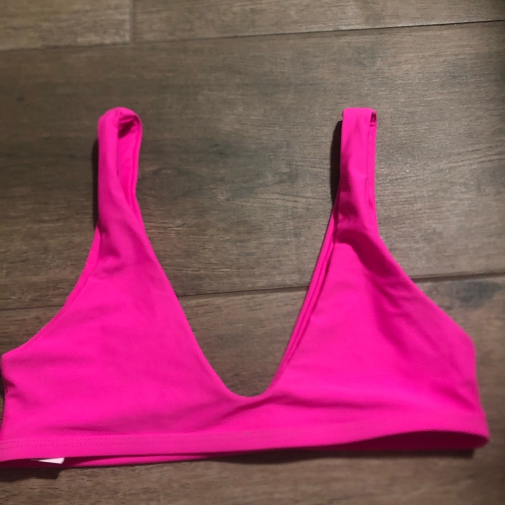 Neon Pink Bikini Top